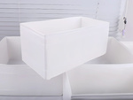 Bra organiser underwear socks clothes drawer wardrobe white