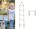 Échelle de corde de jardin pour enfants balançoire en bois escalade