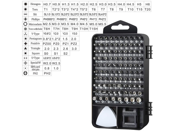 115in1 precision torx driver's set