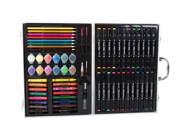 Művész készlet festőkészlet tartódobozban 66 db
