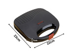 Toaster sandwich toaster s smiles anti-slip 750w non-stick