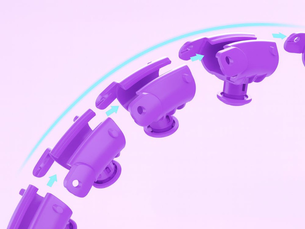 Hula hop ar slodziņu svara zaudēšanai vingrošanai regulējama masāžas rātniņa