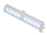 Self-adhesive cupboard rail light