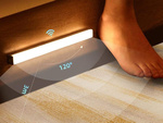 Self-adhesive cupboard rail light