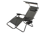 Folding beach chair zero gravity 2in1 chair with canopy