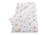 Mantel navidad estrellas blancas copos de nieve 140x220cm