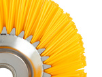 Cutting brush for cobblestone cleaning nylon brush 200mm