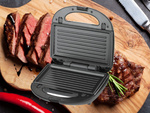 6-in-1-grill, toaster, waffeleiser, donut-maschine, austauschbare platten, 850 w, antihaftbeschichtet
