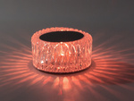 Lampe de table en cristal led rgb telecommande usb