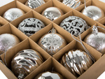 Choinka bombos choinka 6cm 16 vnt. Bombų rinkinys dekoracijoms holy holiday designs