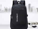 Urban rucksack schule jugend sport 10l schwarz 2 fächer für laptop