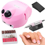 Frezarka do paznokci manicure pedicure + frezy 65w profesjonalna do domu