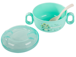 Sada nádobí na krmení miska na dětskou stravu s rukojetí lžíce