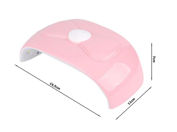 Lampara uv para uñas 18 led 54w hibridos geles dual