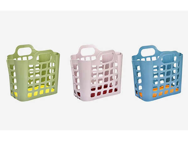 Ostukorv plastikust kokkupandav pesukorv suur