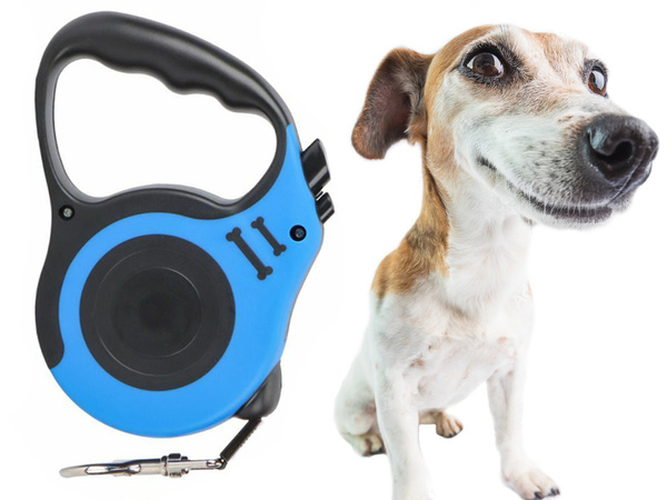 Lanyard automatico para perros bloqueador potente bobina ligera 5m 15kg