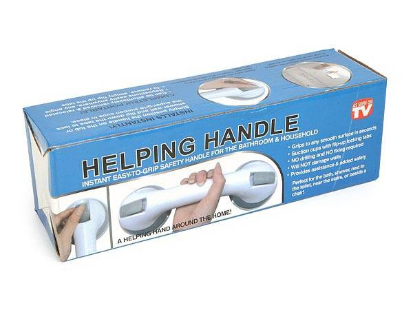 Support à ventouse pour main courante de salle de bain