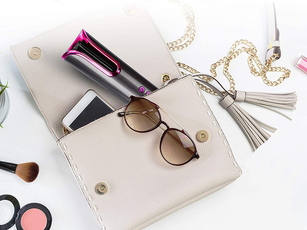 Automatinė lcd rotacinė plaukų garbanojimo žnyplė