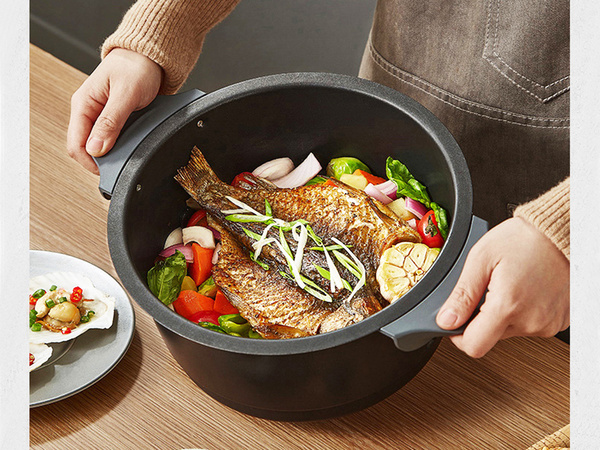 Frittiergerät ohne fett air fryer grosses frittiergerät 1200 w 5 l