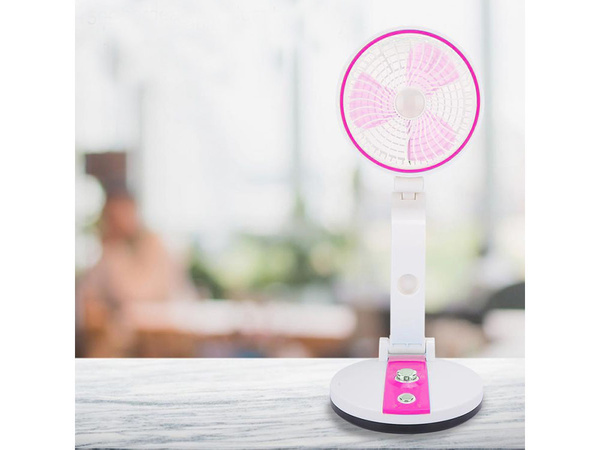 Folding fan wireless desk lamp standing desk fan