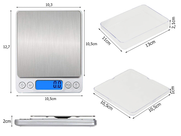 500g 0,5kg lcd digitálne váhy 0,01g presné váhy