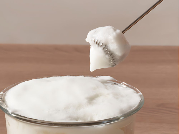 Manual coffee milk frother, mini electric mixer, 3 modes