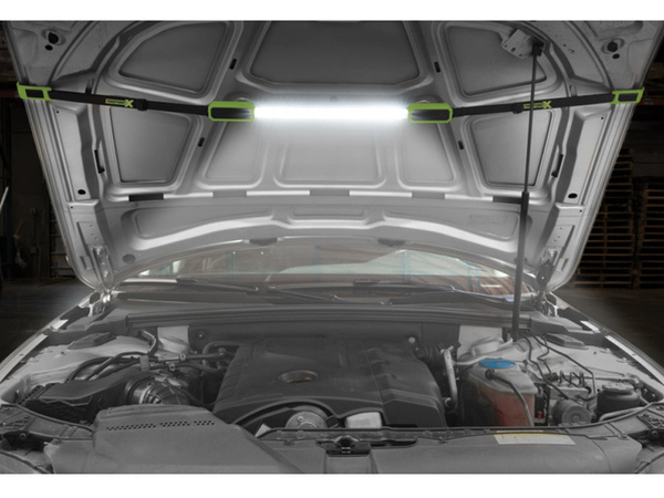 Lámpara de taller bajo el capó linterna imán led