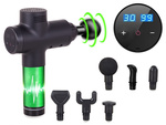 Pistol de masaj corp masager lcd puternic set wireless caz