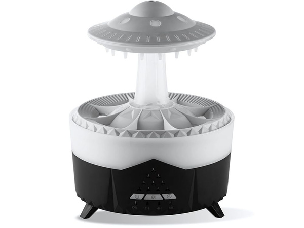 Nawilżacz powietrza dyfuzor zapachowy lampa led w kształcie ufo z pilotem