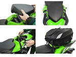 Motorbike backpack motorbike helmet waterproof bag pannier seat 2in1