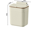 Kitchen waste bin for the bathroom room hanging free-standing lid