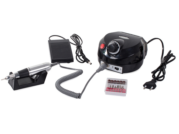 Frezarka do paznokci manicure pedicure + frezy 65w profesjonalna do domu