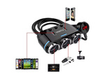 Zásuvka zapalovače cigaret distributor 2x usb nabíječka