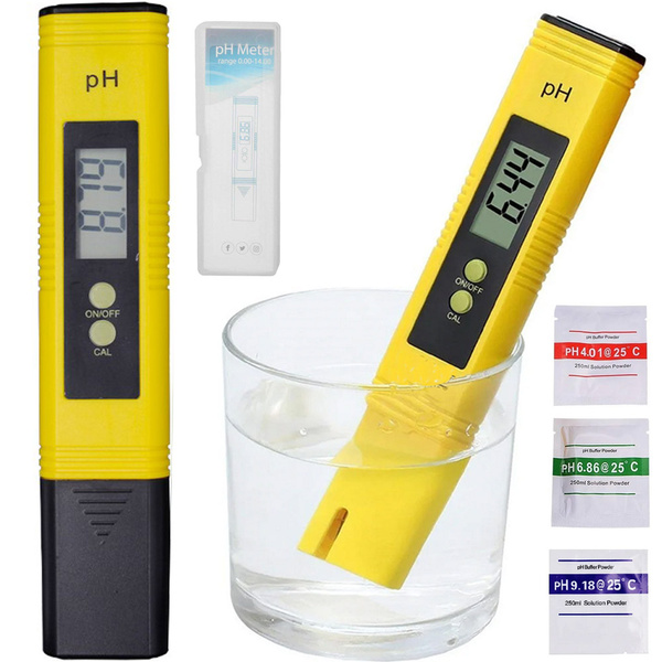 Electronic ph meter water tester calibration