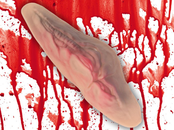 Lažna rana na grlu z 10 ml lažne krvi pripomoček za halloween