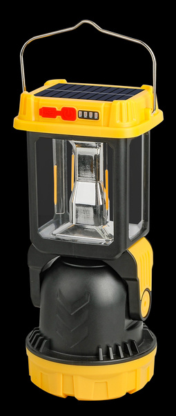 Solar led camping lamp with hanging bracket for camping 5 modes
