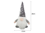 Gnomo enano iluminado led barriga gnomo de navidad bajo el árbol de navidad