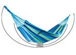 Garden hammock double xxl tourist striped cover 200 x 150 large