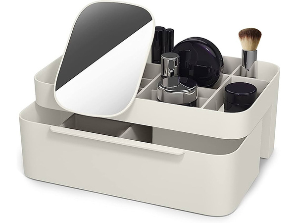 Organisateur de cosmétiques avec tiroir et miroir