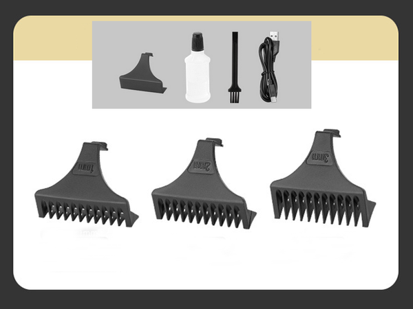 Stříhací strojek na vousy holičský zastřihovač holicí strojek nastavitelný