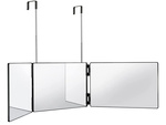 3-dielne sklopné nástenné kozmetické zrkadlo