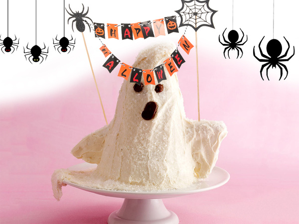 Halloween dekoráció egy torta cupcake picker topper füzér füzér papír