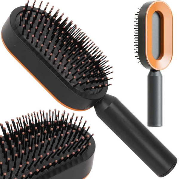 ANTI-STATIC TRAVEL HAIR BRUSH FOR SMOOTHING AND DETANGLING