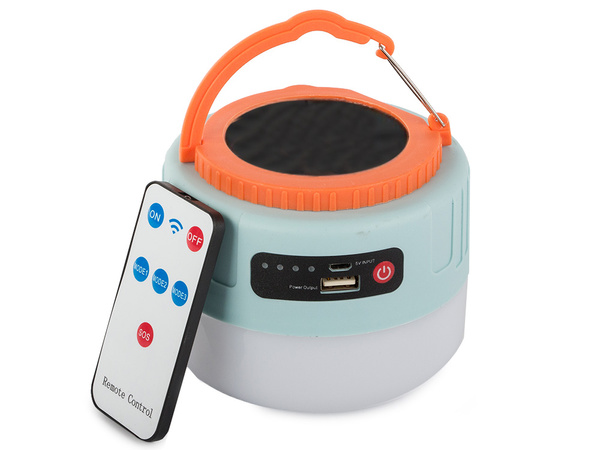 Lampe solaire de voyage pour le camping télécommande usb led