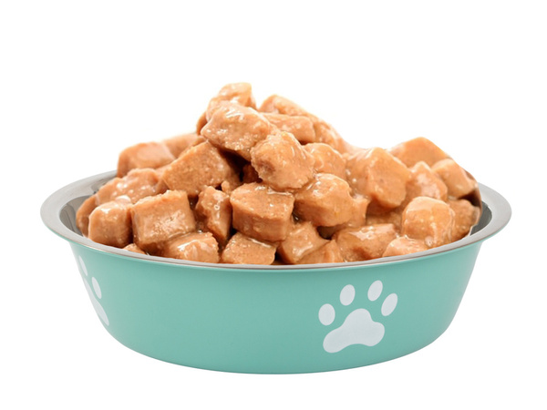 Dog cat food water bowl metal anti-slip pot large250ml