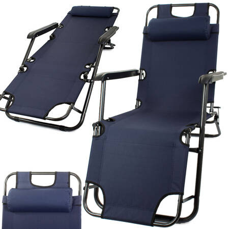 Silla de playa plegable gravedad cero 2en1 silla turística