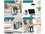 Organisateur cosmétique bijoux rotatif 360 pour pinceaux de maquillage coffret