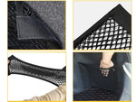 Filet de coffre de voiture solide avec velcro à la pochette solide du siège de voiture 50x25cm