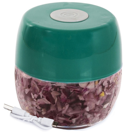 Electric vegetable chopper onions garlic herbs