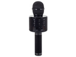 Bezdrôtový mikrofón bluetooth karaoke reproduktor okrúhly s puzdrom rôzne režimy